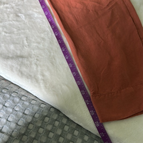 Madewell Rusty Brown Chinos Relaxed Fit High-Waisted - Picture 9 of 9